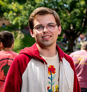 Jake in the Root Quad