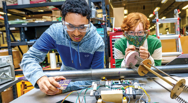 Collage images of Innovation, discovery, and entrepreneurship