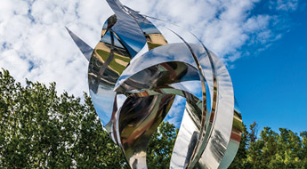 Flame of the Millennium sculpture