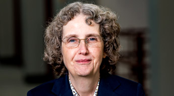 A smiling Dr. Lorraine Olsen.