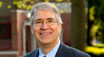 A smiling Dr. P.J. Cornwell
