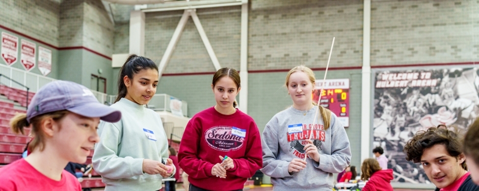 Students participating in SPARK