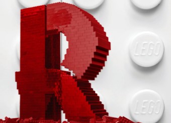 LEGO bricks making Rose R