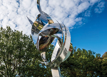 Flame of the Millennium sculpture