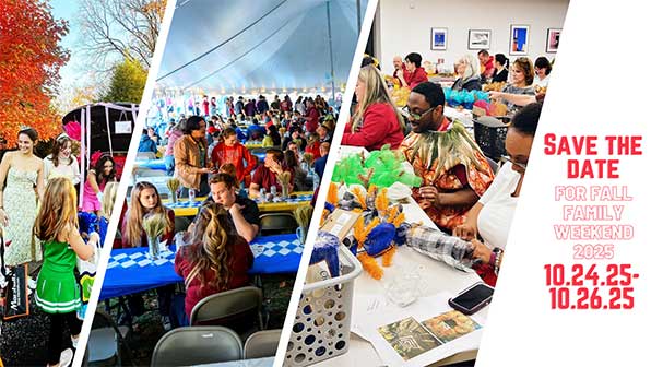 Fall family weekend save the date image