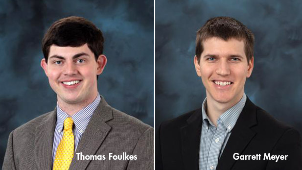 Thomas Foulkes and Garrett Meyer headshots.