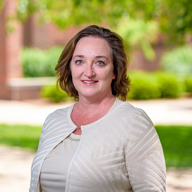 Christine Buckley outside on Rose-Hulman's campus.