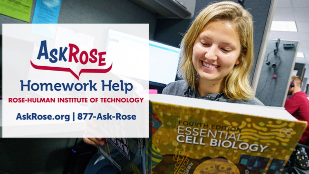 AskRose tutor in the call center.