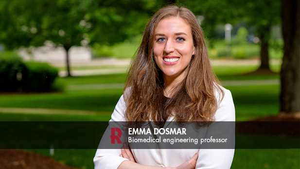 Emma Dosmar outside on Rose-Hulman's campus.