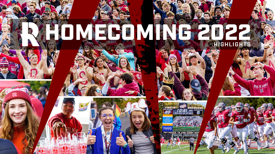 Collage of images from Rose-Hulman Homecoming 2022.