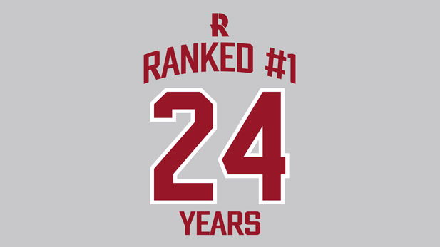 Rose-Hulman No. 1 24 years in a row artwork.