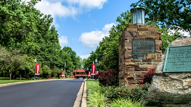 Rose-Hulman main entrance.