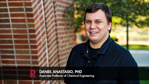 Dan Anastasio outside Olin Hall.