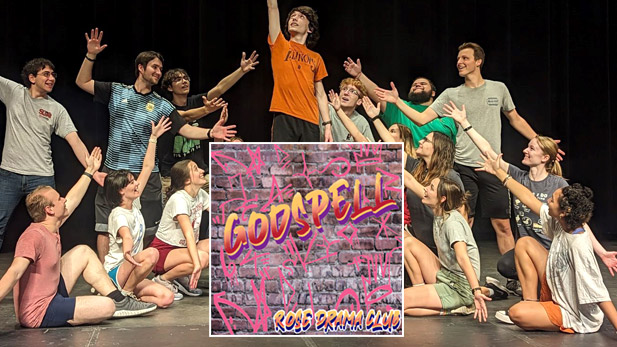 Rose-Hulman students perform in "Godspell."