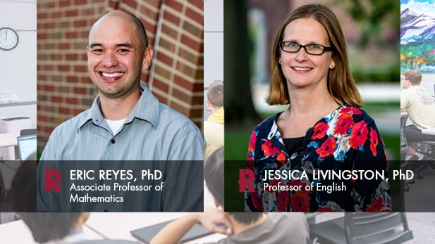 Drs. Eric Reyes and Jessica Livingston.