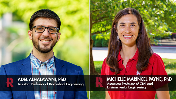 Adel Alhalawani and Michelle Marincel Payne.