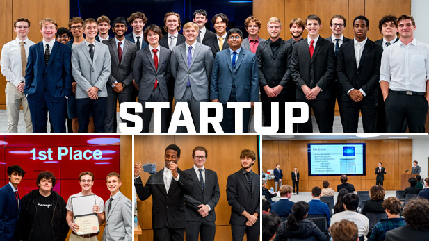 Collage of students participating in Startup Weekend.