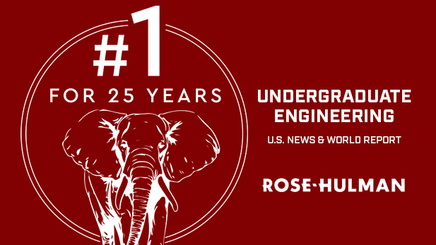 Drawing of elephant against a red background under the words, "#1 for 2 Years."