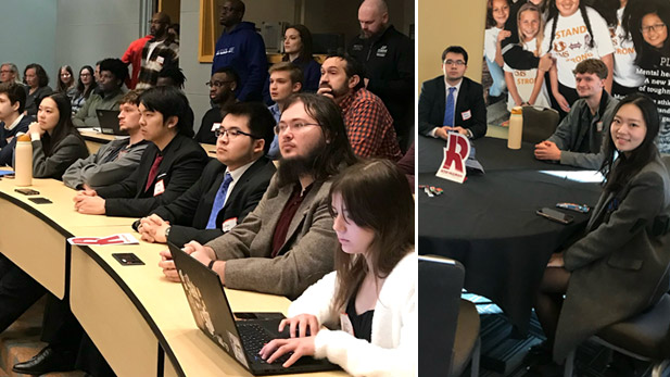 Students compete at the Crossroads Classic Analytics Challenge.