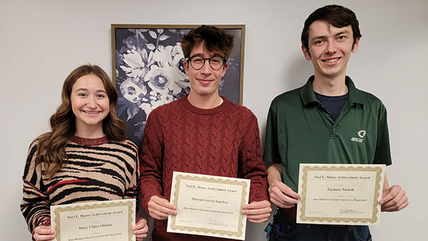 Mary Claire Obluda, Marcos Garcia Sanchez, Zachary Nichols 