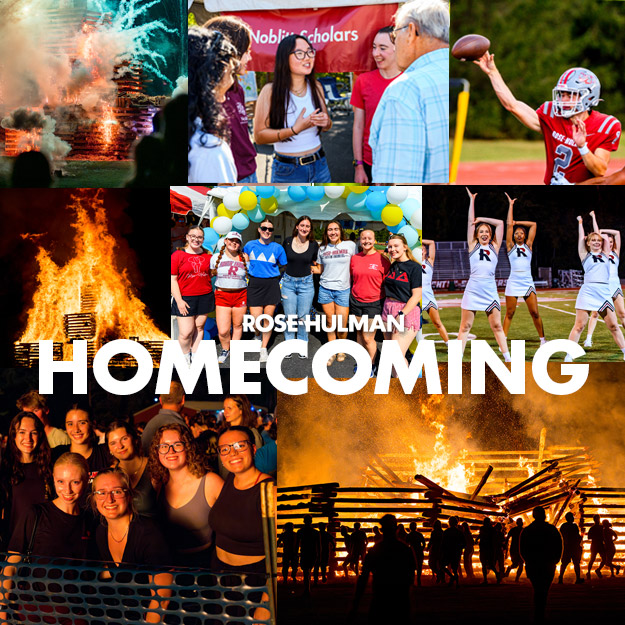 Collage image of 2025 Rose-Hulman Homecoming