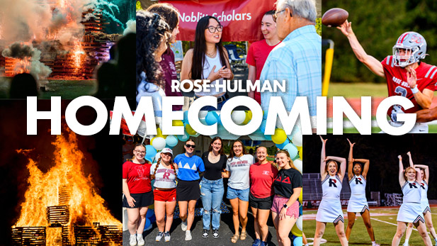 Collage image of 2025 Rose-Hulman Homecoming