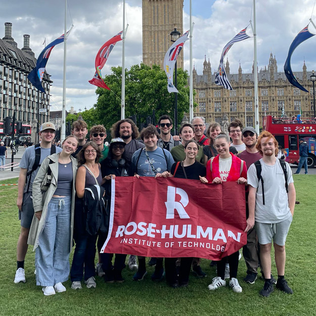 Read more about Rose-Hulman students exploring Shakespeare in London course, taught by Assistant Professor for the Practice of Theatre and Drama Terence Hartnett, PhD, this spring.