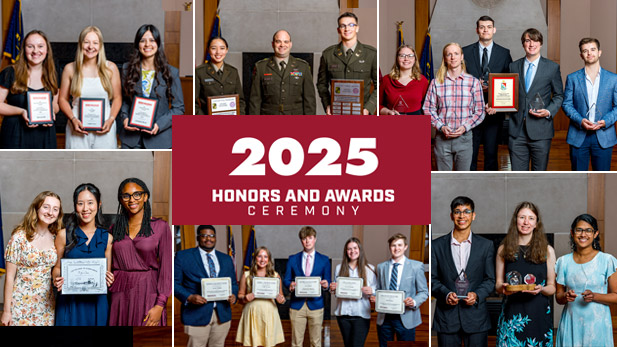 Photo collage of 2025 Students Honors & Awards Ceremony