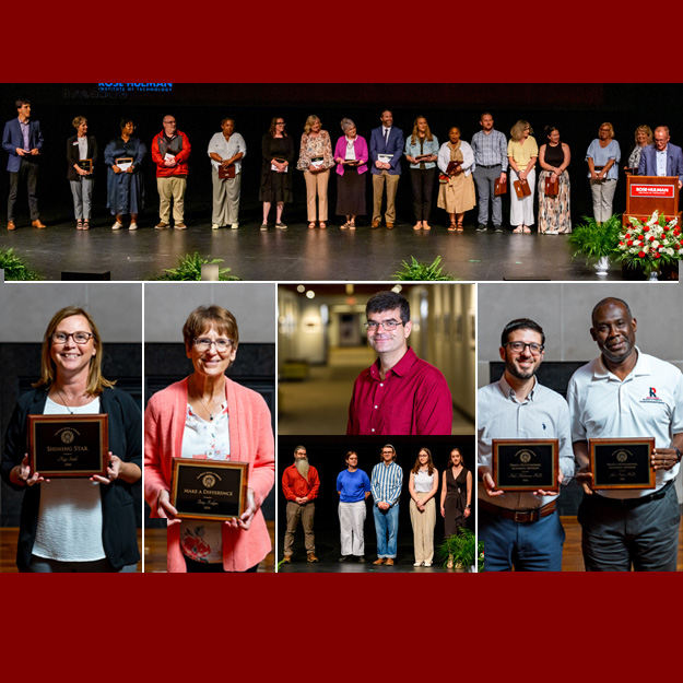 Photo collage of 2026 Rose-Hulman's annual Commencement Awards Recepients
