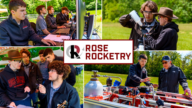 Collage image of Rose Rocketry Club.