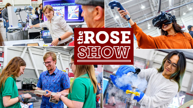 Collage from 2026 Rose Show.