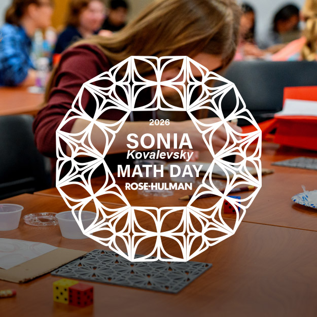 High school students work on geometric shape activities during Sonia Math Day.