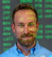 Sid's Face with the matrix on it